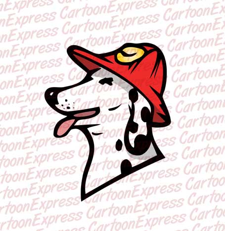 Dalmatian fireman hat